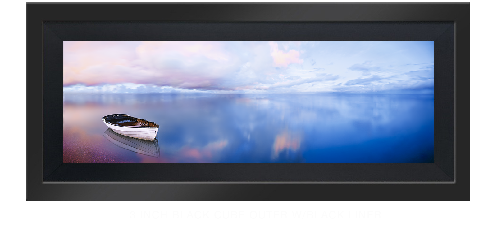 11BLUELAKEBOAT 3 Inch Black Cube Outer w_Blk Liner T