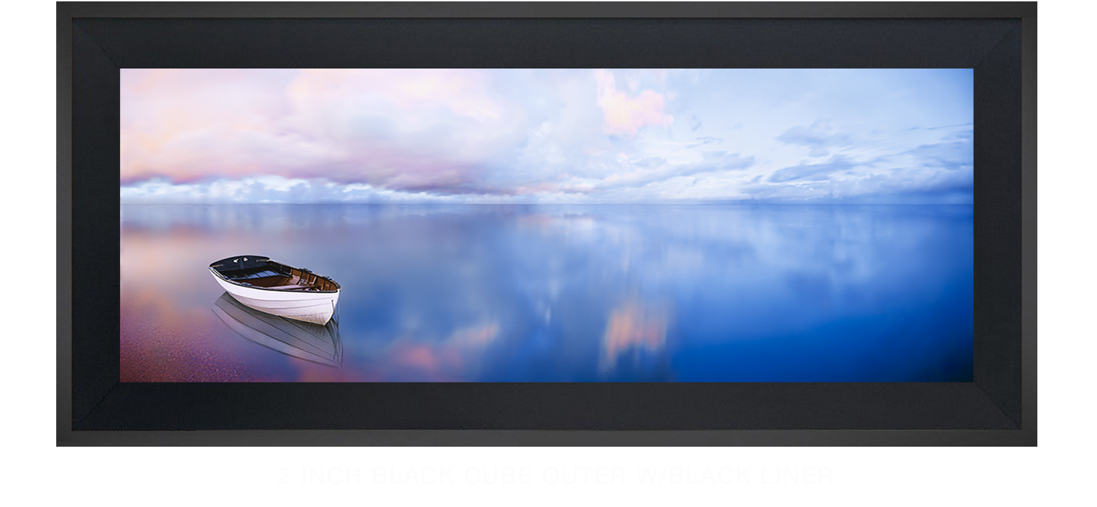 8BLUELAKEBOAT 2 Inch Black Cube Outer w_Blk Liner T