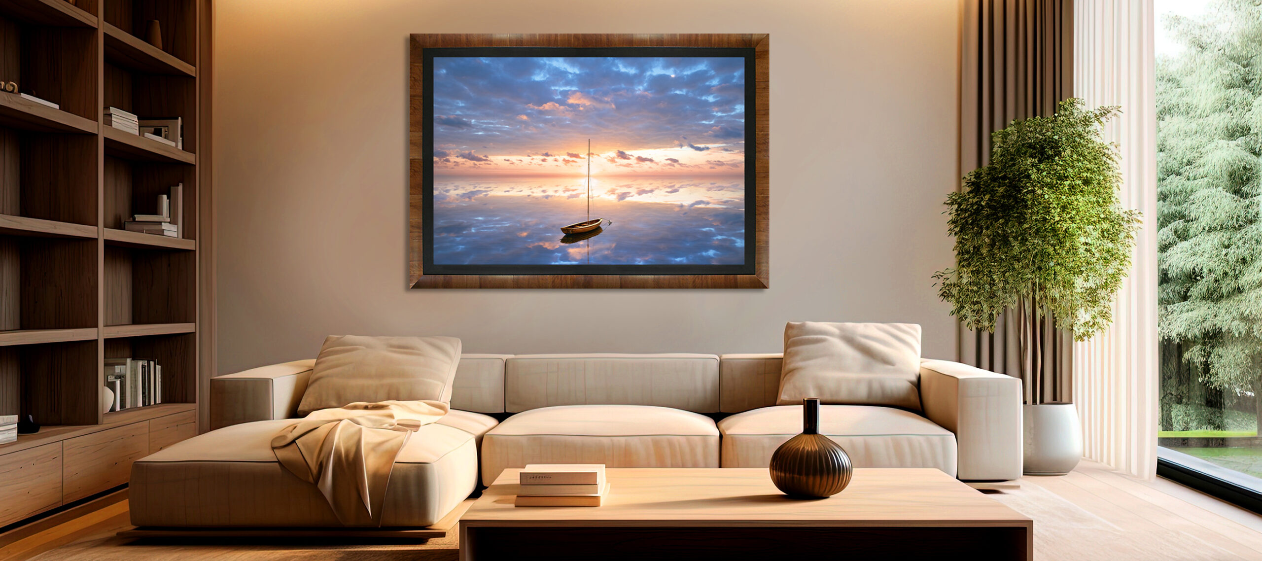 Modern,Living,Room,Interior,Design,With,Sofa,And,Bookcase