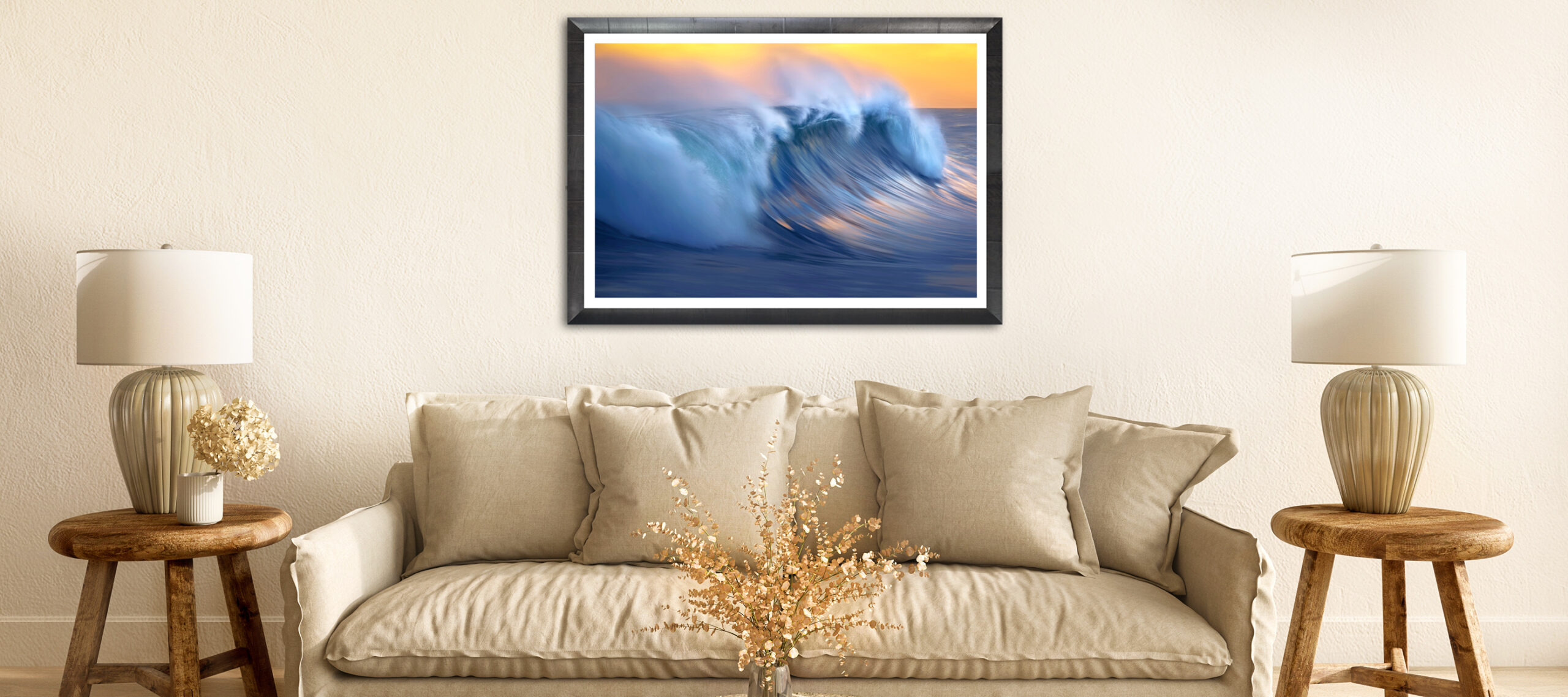 Living,Room,Scandinavian,Style.,Mock,Up,Poster,Frame,In,Modern