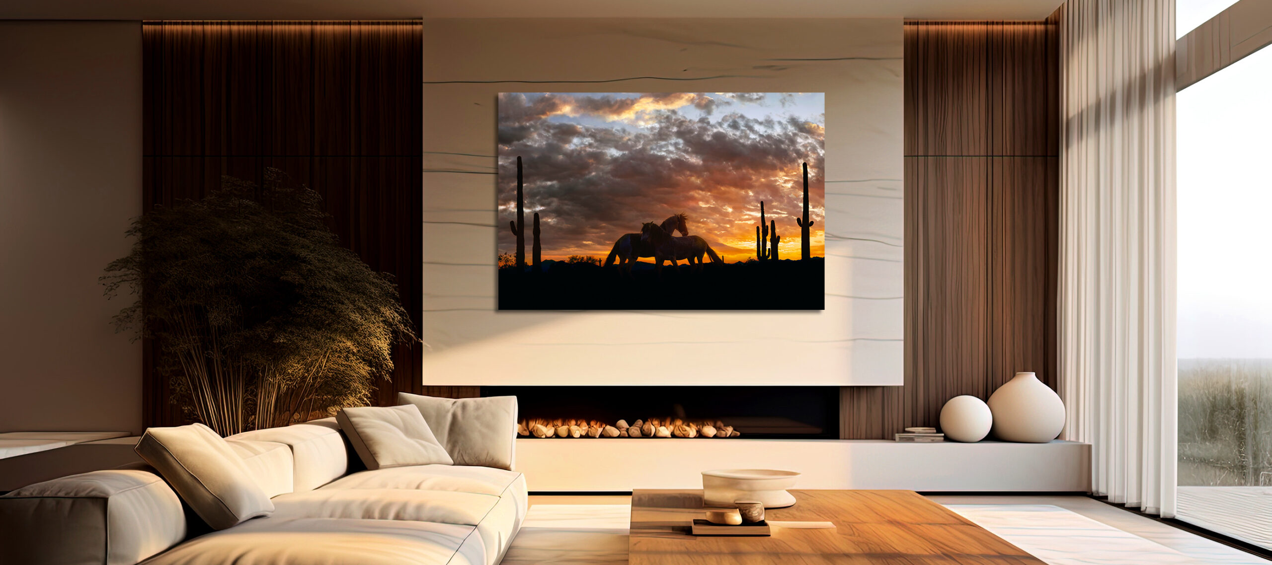Interior,Of,Modern,Living,Room,With,Wooden,Walls,,Tiled,Floor,