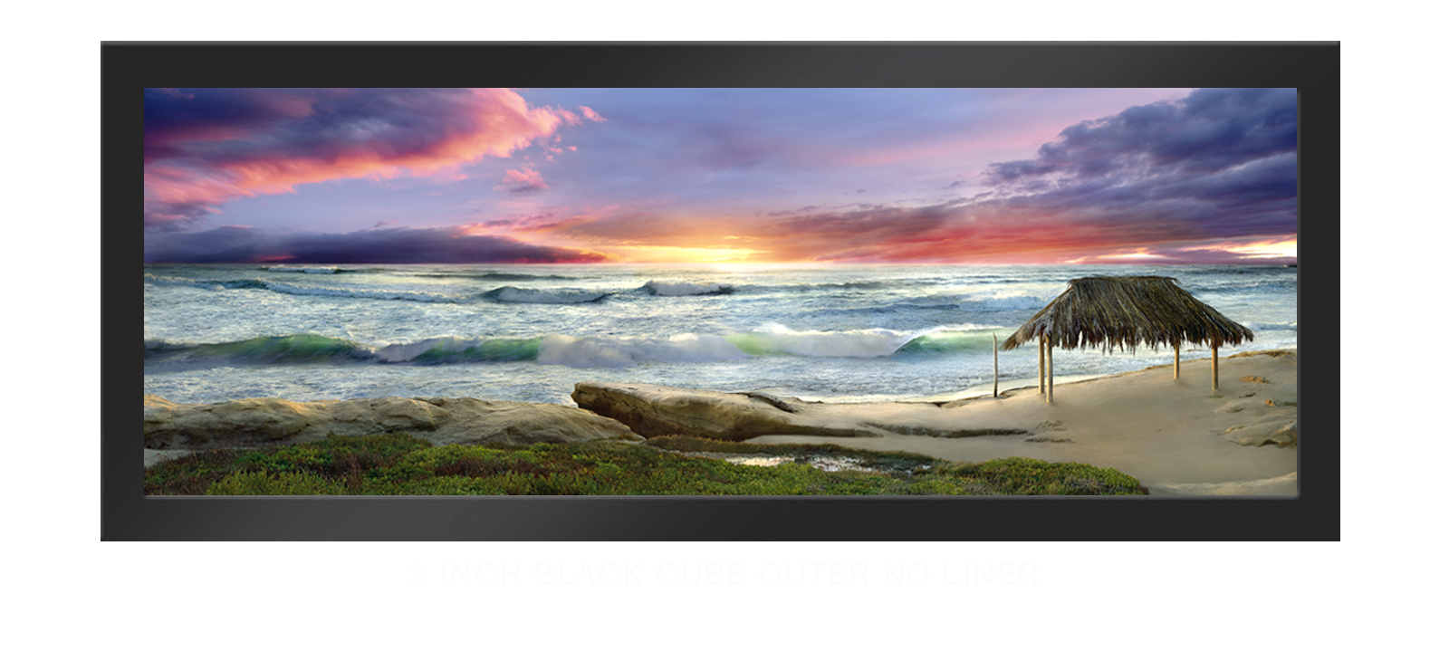 13SAWAITANCE 3 Inch Black Cube Outer w_No Liner T
