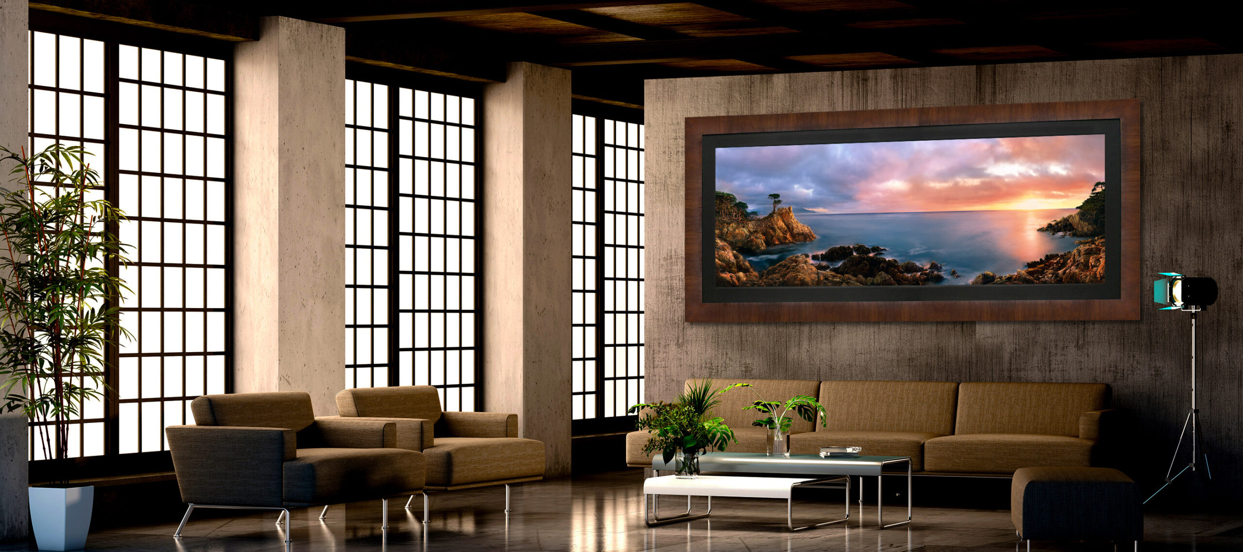 Large,Luxury,Modern,Bright,Interiors,Living,Room,Mockup,Illustration,3d