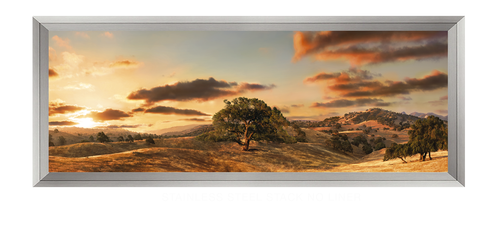 7OAKS Stainless Steel Stack No Liner T
